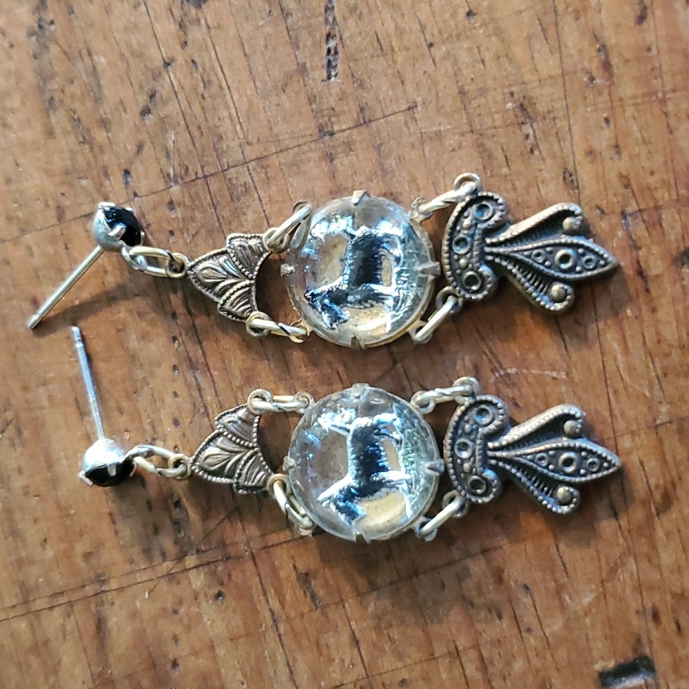 Scotty Dog/Terrier Earrings - Picture 6 of 8
